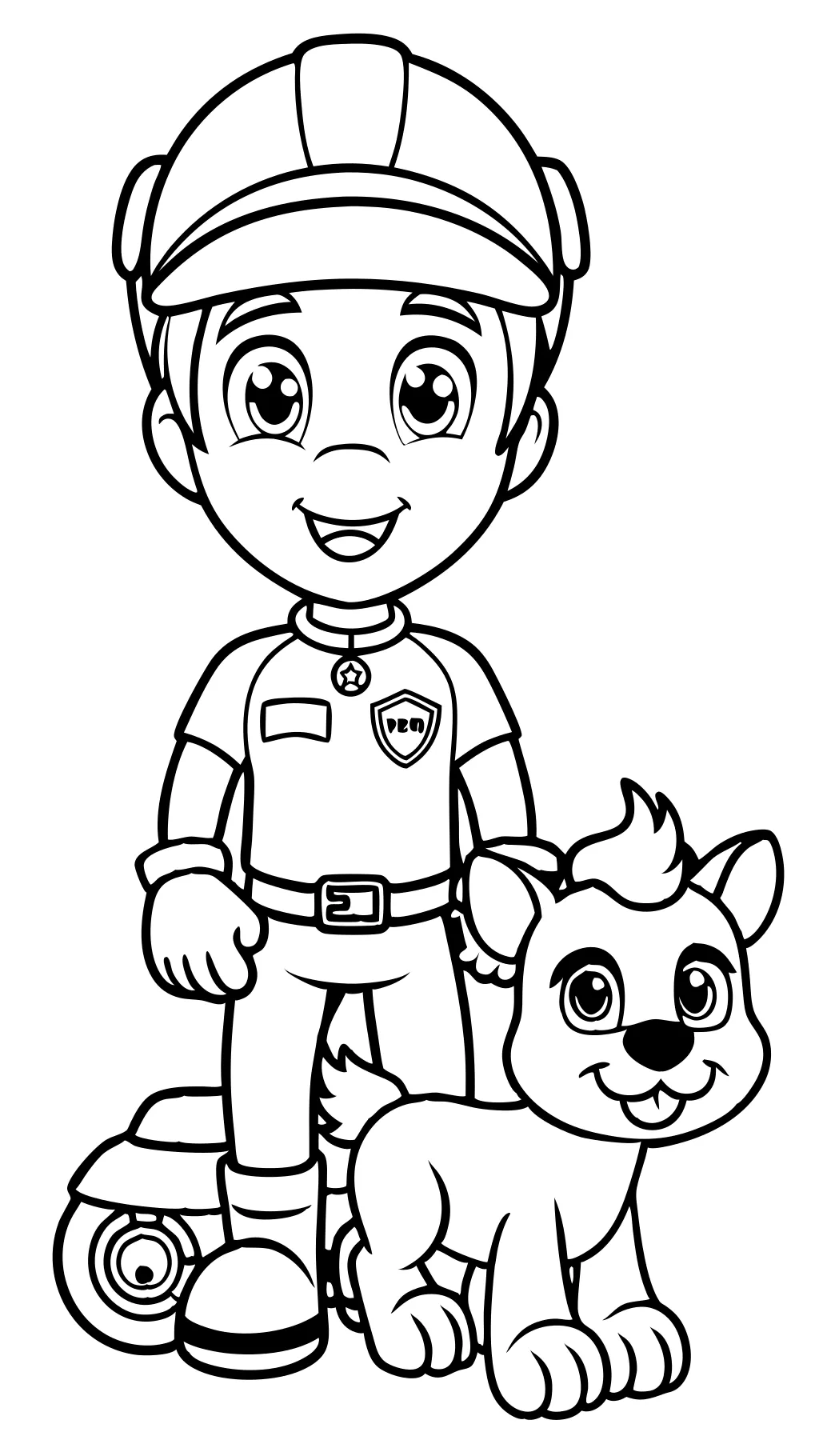 Ryder Paw Patrol para colorear